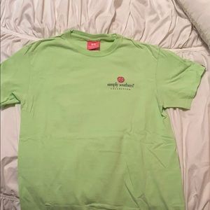SIMPLY SOUTHERN collection light green Tee!